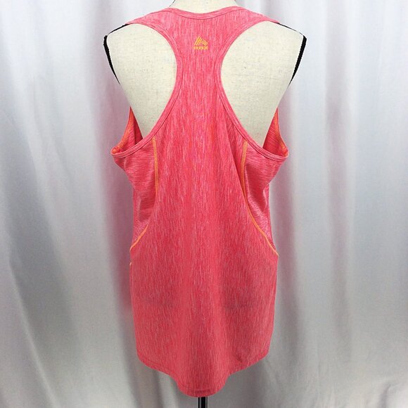 RBX Performance Tank Top Womens Size XL Pink Racerback Scoop Neck Space Dyed - Picture 3 of 7